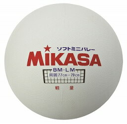 [最大2000円OFFクーポン発行中]【ミカサ　MIKASA】【ボール】ソフトバレーボール　ソフトミニバレーボール(大)　BM-LM[メール便不可]