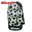 ★ネーム入れ可★【ミカサ　MIKASA】ボールバッグ メッシュ巾着型(サイズ：特大) バレー フットサル サッカー バスケット 名入れ MBAL ブラック [220616]