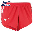 ★股関節部の可動域が広く、走りやすい★【メール便送料無料】【 ミズノ MIZUNO 】【ウェア】陸上 レーシングパンツ メンズ ショートパンツ インナー付き 吸...