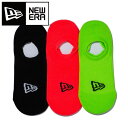 【メール便送料無料】★3足組ソックス★【 ニューエラ NEW ERA 】【ソックス 靴下】 ベリーショート ソックス 3足組 3P 3足 セット フラッシュパッ...