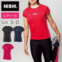 [最大1500円OFFクーポン発行中]【メール便送料無料】【ニシスポーツ　NISHI】【ウェア】陸上 半袖Tシャツ(レディース) グラフィックライトランニング 女性用 NO LIMIT ATHLETE 2812A001 ブラック ネイビー ピンク [220403] その1