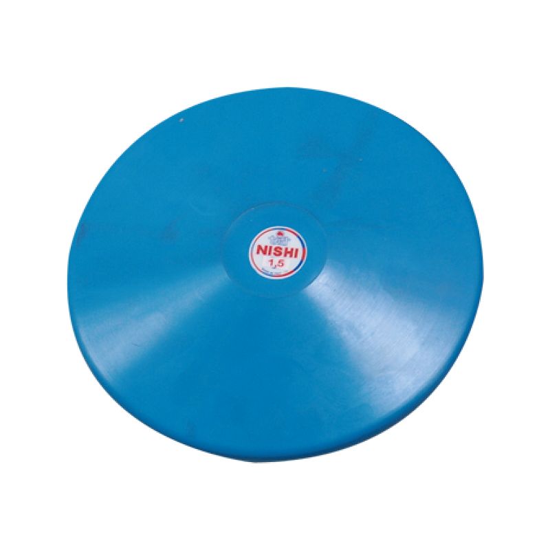 ★室内で使用可!高品質ゴムを使用し、表面が滑らかで鉄製リングと変わらぬリリース感★【 ニシスポーツ NISHI 】陸上競技 円盤 (練習用・ゴム製) 1.5kg...