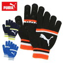 【メール便送料無料】【プーマ PUMA】【手袋 グローブ】 手袋 キャットロゴ マジックグローブ メンズ レディース 男女兼用 のびのび 防寒対策 保温 暖か ...