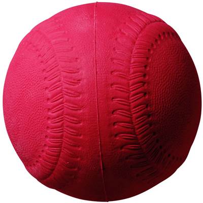 ★公園遊びで使えるセーフティーボール★【 ユニックス UNIX 】【トレーニング用品】野球 ハンドベースボール (1個入) BB70-41 3 レッド [200420]