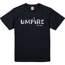 野球　Tシャツ (Lサイズ)　"UMPIRE"　審判　アンパイアTシャツ　BX83-40　ブラック　