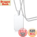 Rockyuネックレス メンズ レディース ステンレス シンプル 鏡面加工 平打ち 盾 プレートネックレスペンダント カラー:シルバー 60cm珠チェーン 男女...