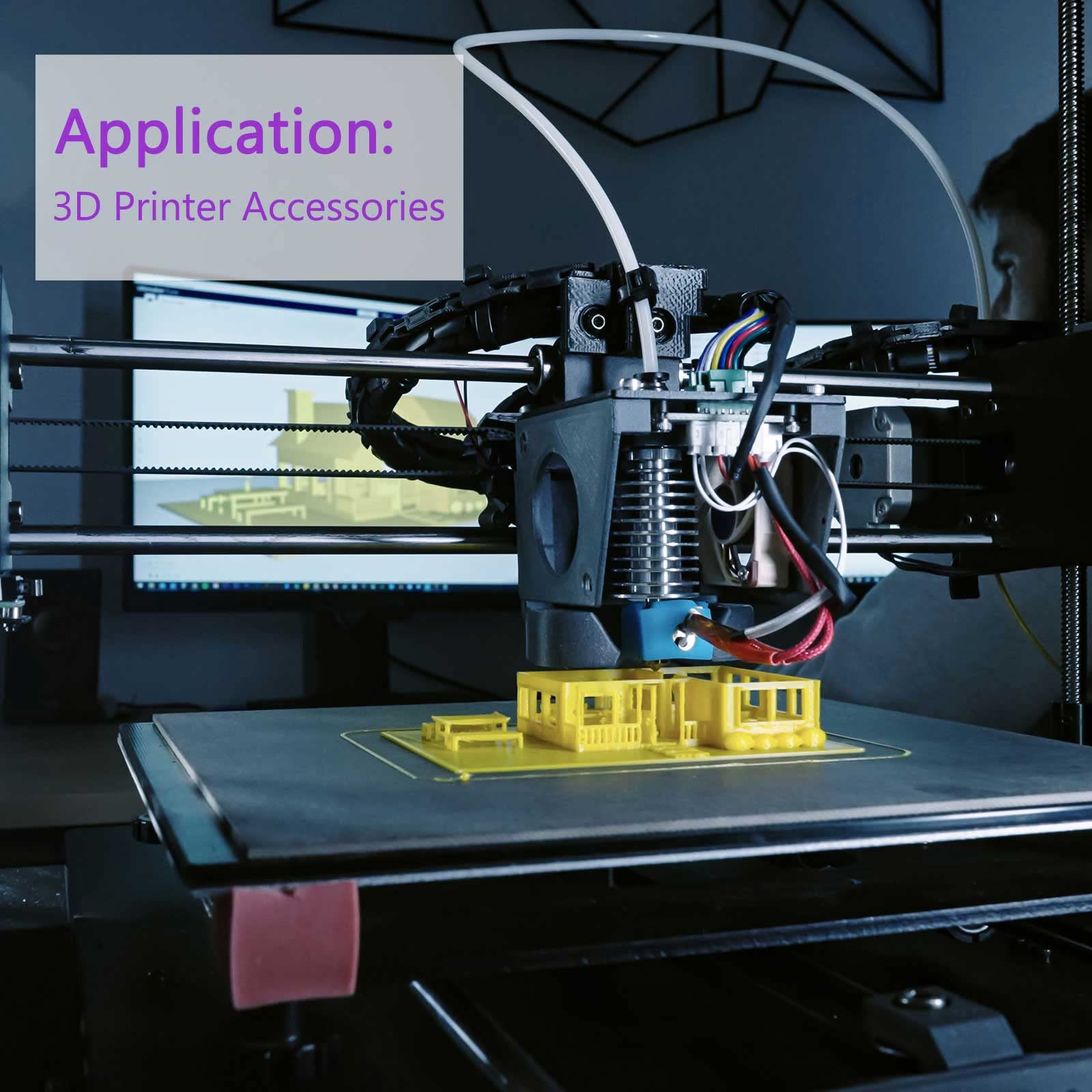 DMiotech 1個 PTFEチューブホース パイプ 絶縁チューブ 1.5 mm内径 1.9 mm外径 x 3.0 M 3Dプリンターフィラメント用