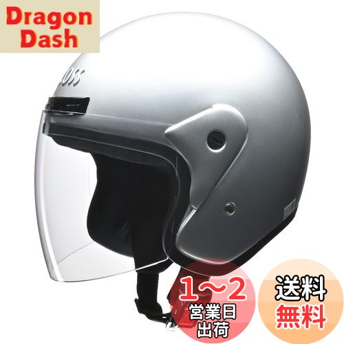 リード工業(LEAD) バイクヘルメット ジェット CROSS シルバー CR-720 -