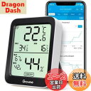 Govee 温湿度計 温度計 湿度計 Bluetooth デジタル スマホで温度湿度管理 温度 湿度 高精度 コンパクト 大画面 グラフ記録 アラーム 異常通知 最高最低温湿度 乾燥対策 加湿対策 温室 地下室 室内 置掛兼用