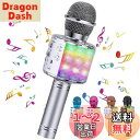 ShinePick カラオケマイク Bluetooth マイク 録音可能 ワイヤレスマイク ノイズキャンセリング エコー機能搭載&伴奏機能 無線マイク 音楽再生 多彩LEDライト付き 家庭カラオケ Android/iPhoneに対応 (silver)