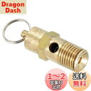PATIKIL 1/4オスNPT 安全弁 1個 圧力開放弁 エアリリースバルブ エアコンプレッサー用 135 PSI 設定圧力