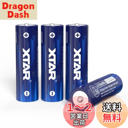 XTAR 1.5V 4150mWh ñ3 4 LEDť󥸥դ