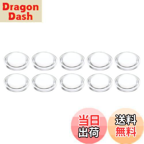 【送料無料】PATIKIL 直径15 mm 高さ5 mm 平凸レンズ 10個 アクリル LED光学凸コンデンサレンズ LED 懐..