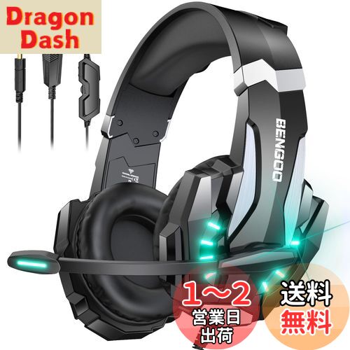 BENGOO ߥ󥰥إåɥå PS5 إåɥå Υ󥻥 ޥդ 3.5mmͭ ߥ󥰥إåɥۥ å...