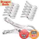 HUAZONTOM 洗濯バサミ ステンレス 布団ばさみ 10個セット(大きいサイズ) 竿ピンチ 強力 防風対策 ハンガー固定用 竿どめクリップ 洗濯物干しピンチ...