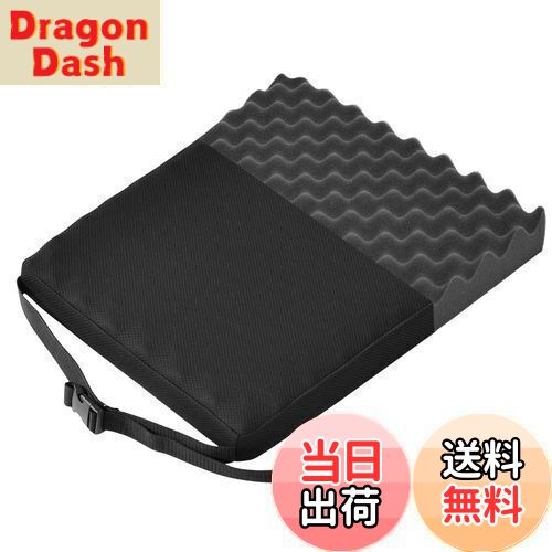 【送料無料】Shinnwa 高反発 座布団 クッション 椅子用 ゲーミング座布団 ゲーム座布団 波型構造 椅子 ..