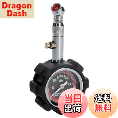 【送料無料】エーモン(amon)エアゲージ ライトグレード タイヤゲージ 空気圧 測定 ゲージ径φ35mm 収納..