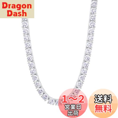 KRKC&CO ƥ˥ ƥ˥ͥå쥹 5mm CZ ۥ磻ȥɥå ǥ ͥå쥹 륳˥ ...
