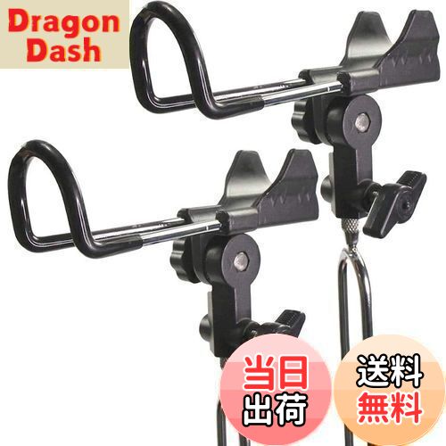 【送料無料】ロッドスタンド 釣り ブラケット 釣竿スタンド フィッシング ロッドブラケット 2本 セット 竿受け 竿置き ホルダー 回転 360度 位置調節可能