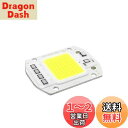 LEDGLE 50W LEDチップ バルブライトランプDIY スポットライト ハイパワー AC 110V 6500K 90LM/W 昼白色 1個セット