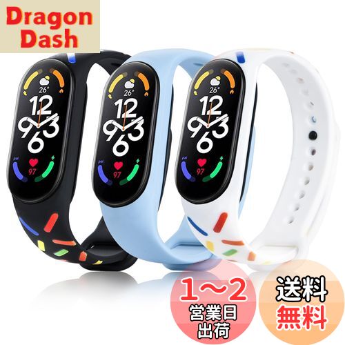[aceyoon] ؤХ for Xiaomi Smart Band 7 / 6 / 5 3å 򴹥Х 㥪 ޡȥ...