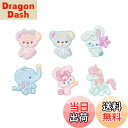 【送料無料】GOODCHI アイロン ワッペン 動物 ウール 6枚セット おしゃれ パッチ 補修 刺繍 アップリケ DIY 女の子 男の子 かわいい 装飾