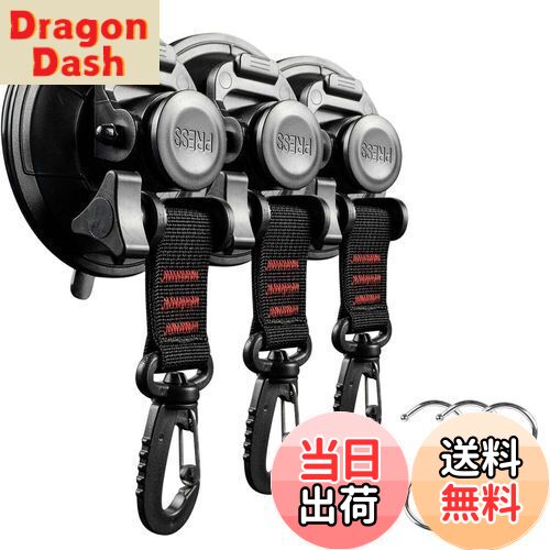 【送料無料】roseddy 吸盤 フック 強力 カーサイドタープ 吸盤 強力 フック 直径9cm 耐荷重 30kg キャ..