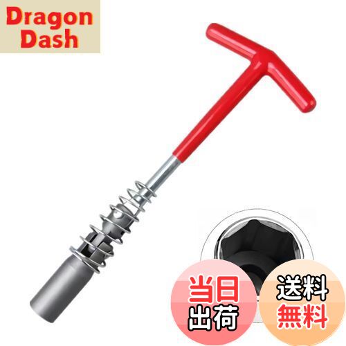 【送料無料】ZKTOOL 21mm T型ハンドル スパークプラグレンチ スパークプラグソケット 6コーナー