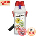 スケーター(Skater) 子供用 クリア プラスチック 水筒 480ml ポケットモンスター 23 目盛り付きで水分補給の管理 PSB5TRC-A