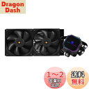 Thermalright Frozen Prism 240 Black 水冷CPUクーラー、液体CPUクーラー、120mm PWMファン×2、S-FDBベアリング、AMD/AM4/AM5、INTEL LGA1150/1151/1200/2066/1700 用ワンピース型水冷クーラー