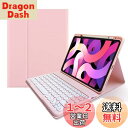 2022 iPad 第10世代 10.9インチ キーボードケース 丸型キー 上側ペンシルホルダー付き アイパッド iPad A16 2025 11世代 Bluetooth キーボード カバー マグネット 分離式 可愛い 学生 ビジネス (薄いピンク)