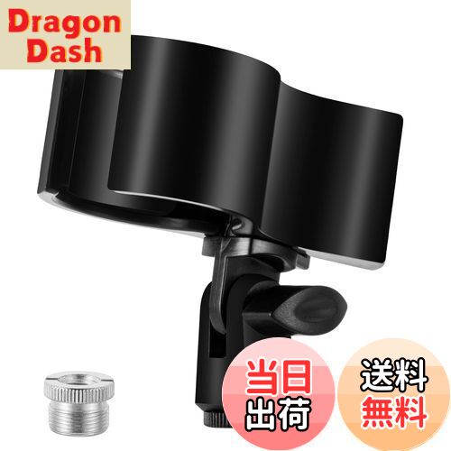 【送料無料】EmJTaoアップグレードマイクホルダー、調整可能、外径32/60 mm対応、5/8"ねじ山3/8"雌ねじ..