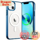 JETech iPhone 13 mini マグネット ケース(5.4インチ用) MagSafe ワイヤレス充電対応 衝撃吸収 バンパーカバー 傷つけ防止 透明...