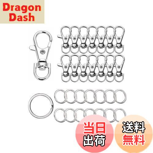 【送料無料】YINKE キーホルダー金具 キーホルダー パーツ キーリング リング チャーム ナスカン レジン パーツ キーホルダーパーツ 回転フック 丸カン ...