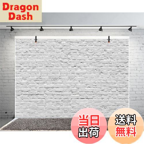 【送料無料】Qinunipoto 写真撮影用 背景布 2.1x1.5m 撮影用 レンガ 写真 背景 壁 白 撮影小道具 写真..