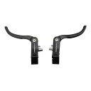 UPANBIKE 自転車用追加ブレーキレバーセット アルミニウム合金 22.2mm 23.8mm ロードバイク用(ブラック,22.2mm)
