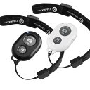 CamKix ワイヤレス Bluetooth スマートフォン用カメラシャッターリモートコントロール - 素晴らしい写真と自撮りの作成 ブラック D0426-2SR-BNW
