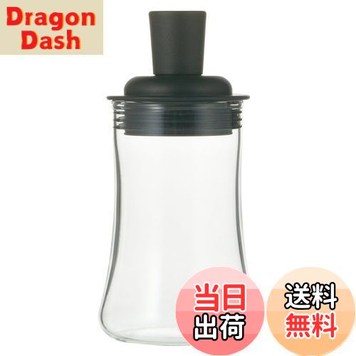 【送料無料】iwaki(イワキ) 耐熱ガラス ふりかけボトル ブラック KT5031-BKF