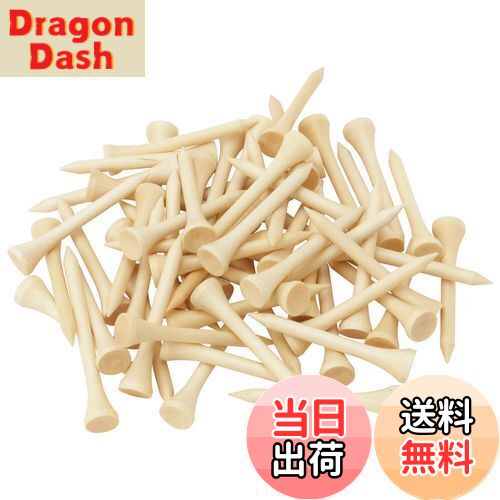 【送料無料】Tabata(タバタ) ゴルフ ティー 木製 ウッドティー ウッド 大容量 ゴルフティー ニス レギュラー レギュラーティー 55mm 60本入り ...