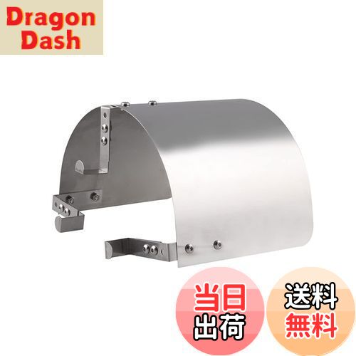 【送料無料】Ruien 汎用 エアクリーナー 遮熱板 カバー 剥き出し型エアフィルターに対応 エアクリ 鏡面仕上がり シルバー