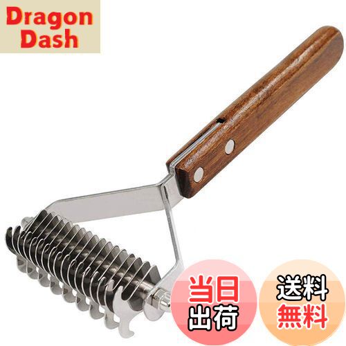 【送料無料】AIDIYA 犬 毛玉取り 猫 コーム ペットコーム 毛玉&ムダ毛取りコーム ステンレス ペット用..