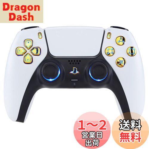 eXtremeRate ps5コントローラー(BDM-010&BDM-020)に対応用マルチカラー発光D-padサムスティックシェアオプション、プレステ5コントローラー用ホームフェイスボタン、 ps5コントローラー光るDTF ledキット、七つの色と九つのモードがあり、コントローラーは含まれていま eXtremeRate ps5コントローラー(BDM-010&BDM-020)に対応用マルチカラー発光D-padサムスティックシェアオプション、プレステ5コントローラー用ホームフェイスボタン、 ps5コントローラー光るDTF ledキット、七つの色と九つのモードがあり、コントローラーは含まれていま