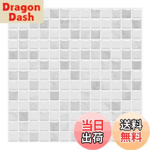 【送料無料】MORCART タイルシール 防水 耐熱 キッチン 洗面所 トイレ DIY 家具やアイテムの装飾 モザ..