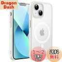 JETech iPhone 13 6.1インチ用 マグネット ケース MagSafeに対応 半透明のマット背面 薄型 耐衝撃 カバー (スターライト)