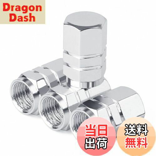 【送料無料】LIANHATA タイヤエアバルブキャップ 4個セット タイヤ ホイール エア バルブ キャップ カ..