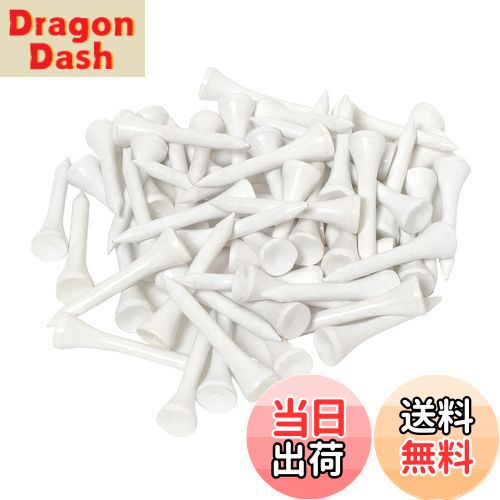 【送料無料】Tabata(タバタ) ゴルフ ティー ウッドティー 白 60本入り 木製 大容量 木製 ゴルフティー ショート ショートティー 40mm GV80...