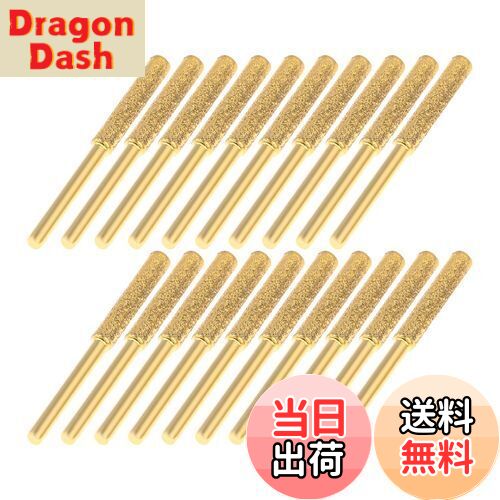 【送料無料】Hicello 研削用ドリルビット ダイヤモンド砥石 円筒形【3mm軸】チェーンソー研削ヘッド回..