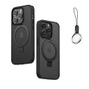 iPhone 12 Mini 用 ケース Magsafe対応【 Magsafeリングスタンド ホルダー 一体型・ストラップ1種付き】アイフォン 12 Mini カバー スタンド機能 縦横両対応 HILEGENER スマホケース 耐衝撃 iPhone 12 Mini 半透明 マット感 隠しスタンドケース ワイアレス充電 ストラッ