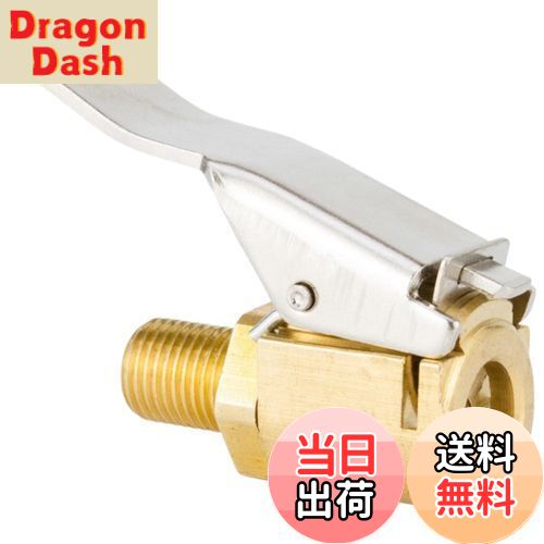 【送料無料】AquaLoach エアバルブチャック タイヤチャック ワンタッチ式 タイヤエアチャック カーポンプアクセサリー