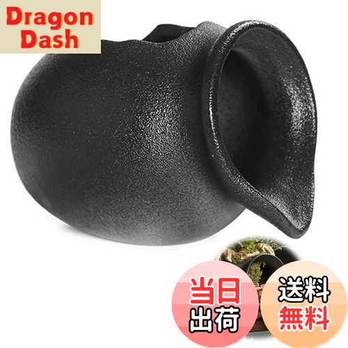 【送料無料】PAVIKE流水飾り【12.6*10.3*9.5cm】噴水の装飾 土鍋流水飾り 循環フィルターアクセサリー、中庭の造園装飾、プレハブ池や庭園などに適し